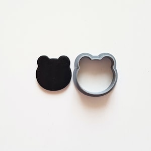 Frosch Polymer-Ton Ausstecher, 3d gedruckte Tier Ton Ohrring Ausstecher Frosch Kopf Ton-Set
