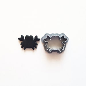 Crab polymer clay cutters, 3d printed sea animal clay earring cutter, crab clay cutter set