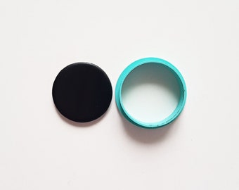 Circle polymer clay cutters, 3d printed round clay earrings cutter, basic shape clay cutter set