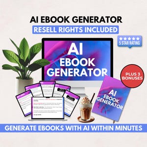 ChatGPT eBook Ersteller Ai eBook Generator, So schreiben Sie eBook mit KI, erstellen eBook mit ChatGPT PLR MRR Erstellen Sie digitale Produkte mit ChatGPT