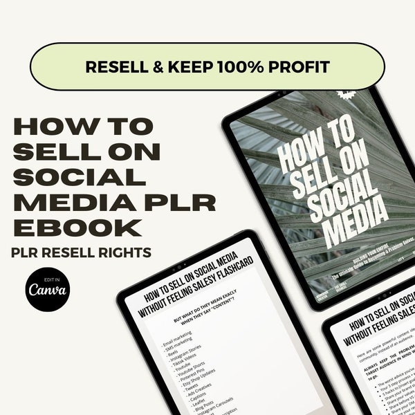 Marketing digitale PLR MRR, Vendita su Instagram, Guida sui social media, eBook di marketing digitale PLR, Diritti di etichetta privata, Diritti di rivendita master