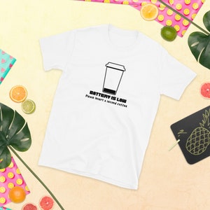 Battery Low Coffee | Short-Sleeve Unisex T-Shirt