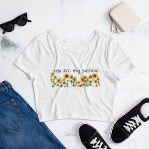 You Are My Sunshine | Women’s Crop Tee