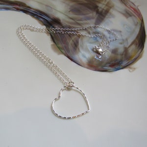 Sterling Silver Delicate Heart Necklace