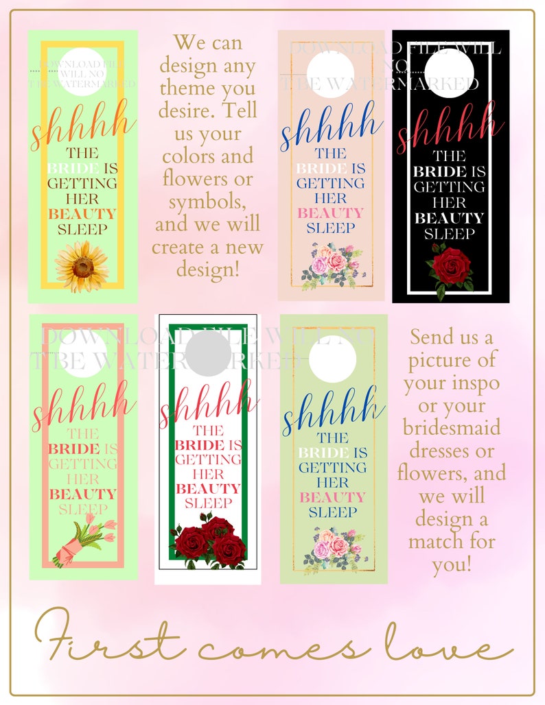 Bridesmaids Gift Tags Printable INSTANT DIGITAL DOWNLOAD Etsy