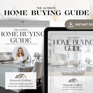 Home Buyer Guide, Realtor Home Buyer Guide, Home Buyer Guide Canva, Real Estate Marketing, Canva Real Estate, Realtor Branding, Home Buyer