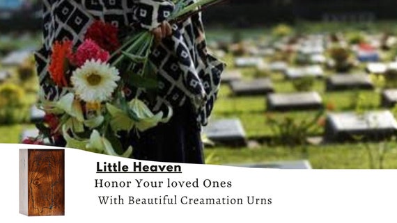 Handmade Lichtenberg Figure Cremation Urn - Blue Resin & Rosewood Adult Size Urn For Human Ashes