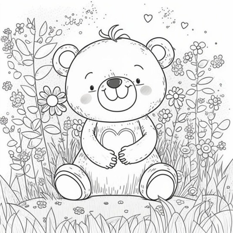 2023 Professional Midjourney AI Prompt Animal Coloring Book Etsy France
