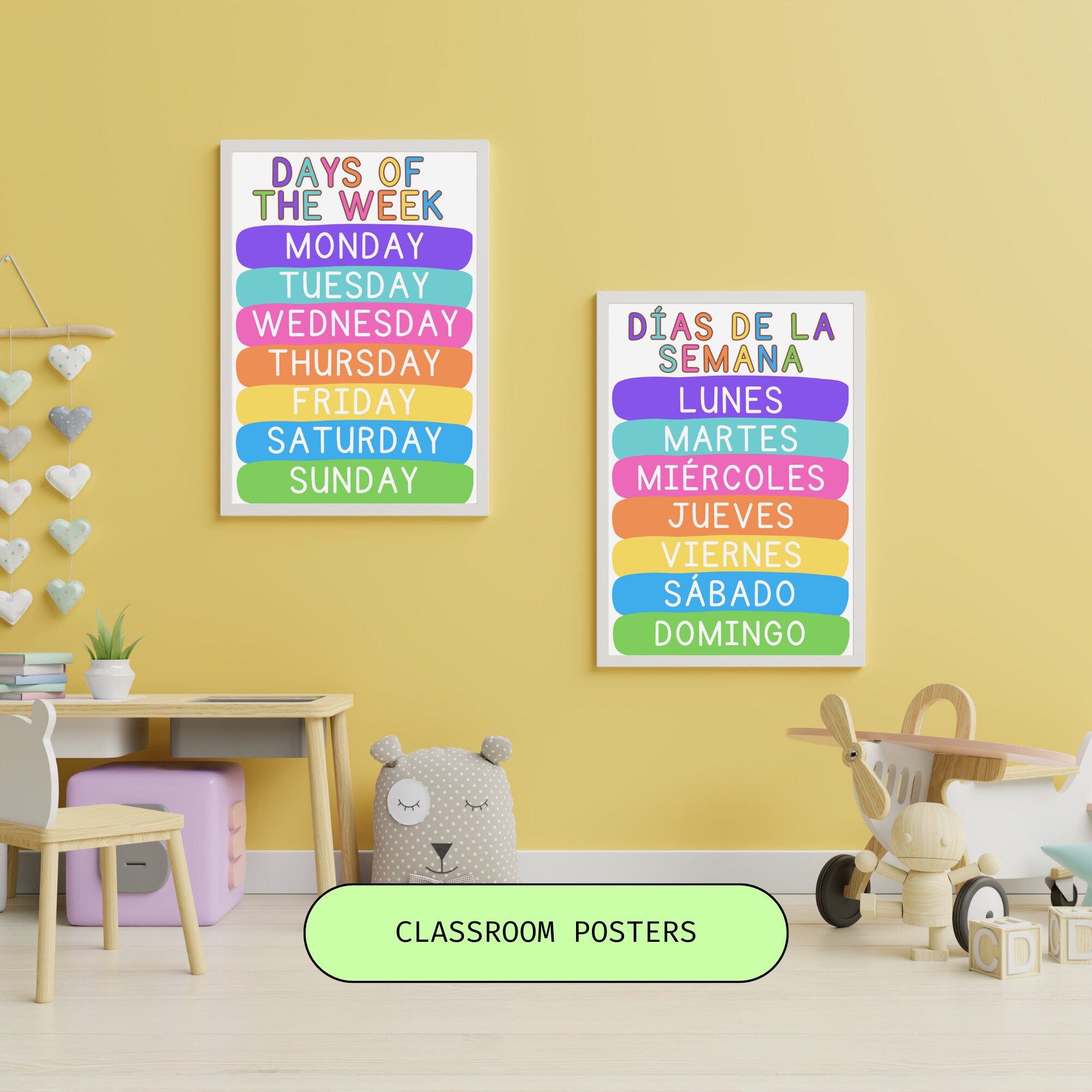 Educational Posters Classroom Posters Preschool Printables Etsy