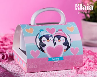 Template box of Mugs, Valentine's Day box, Love box, box mug, SVG, DXF, PDF, Cut File