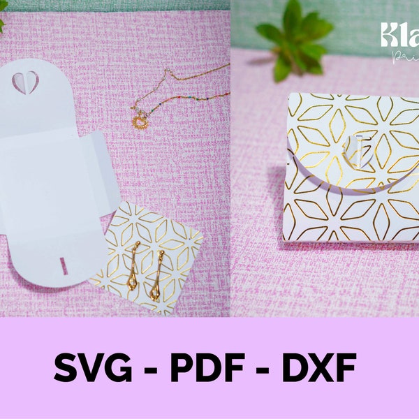 Jewelry Box Mold, Jewelry box, Cutting template, SVG PDF SVG