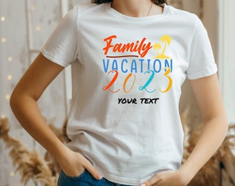 Personalized Family Vacation 2023 Shirt for Family Reunion - Family Shirts Personalized Gift for Summer Vacation - Vacation Shirt for Family