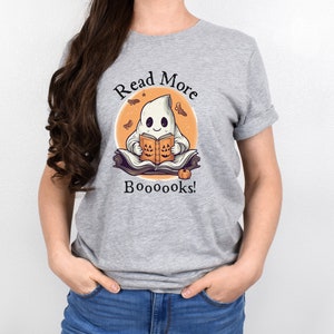 Halloween Shirt, Read More Books, Halloween Tee Shirts for Men and Women - Top Selling T Shirts - Unisex Short Sleeve T Shirts