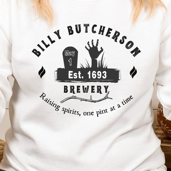 Billy Butcherson Brewing Shirt, Sanderson Sisters Sweatshirt, Gift for her, Halloween Shirt, Gift for Couples Halloween Costumes