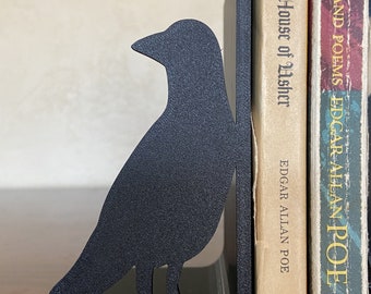 The Raven Edgar Allan Poe Bookends Right or Left or Pair 3D Printed PLA