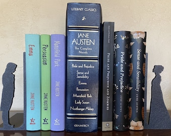 Jane Austen Pride and Prejudice Bookends 3D Printed PLA