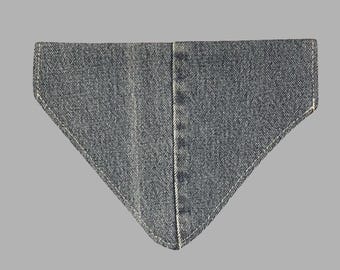 Handgefertigtes Denim Hundehalstuch - Upcycled, nachhaltig, umweltfreundlich & langlebig