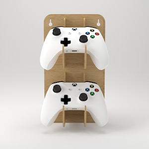 Game Controller Stand Wall-Mounted Holder Svg Laser Cut Files - Svg Files - Blueprints for Glowforge K40 Cutter Lightburn - svg | dxf | obj