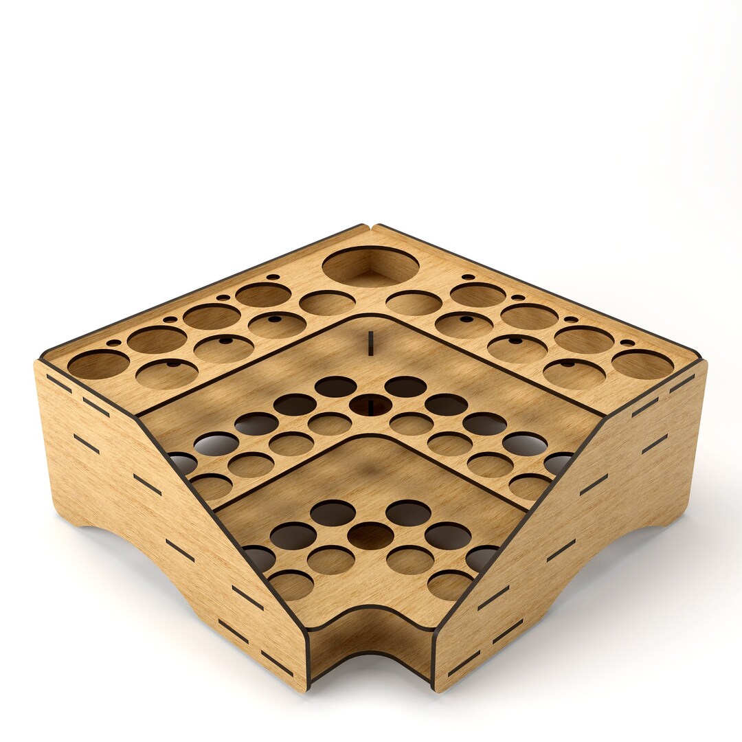 Corner Acrylic Paint Rack SVG Vallejo, Andrea, Army Painter Bottles ...