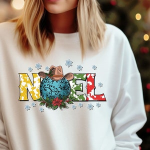Christmas Sweatshirt, Christmas shirt, Western Christmas Sweatshirt, Noel Shirt, Country Christmas Sweatshirt, Unisex Shirt, Christmas Gift