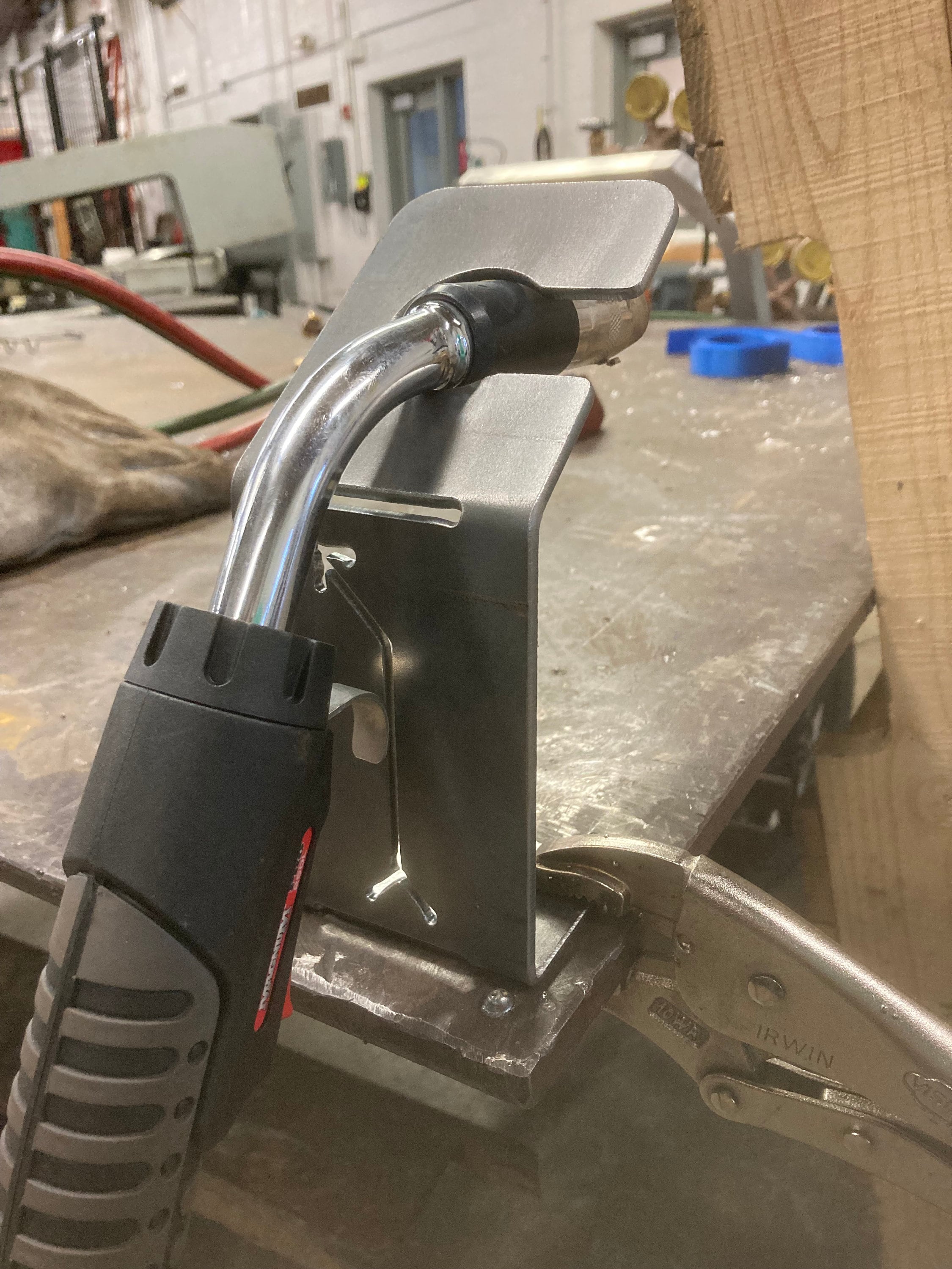 MIG Welding Gun Holder DXF File Project by Antler Anchors™ Etsy