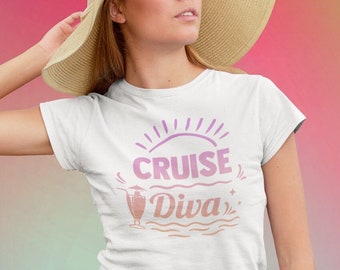 Cruise Diva Shirt | Shirt for Cruise | Female Cruise Shirt | Gift for Cruise | Cruise Vacation Gear