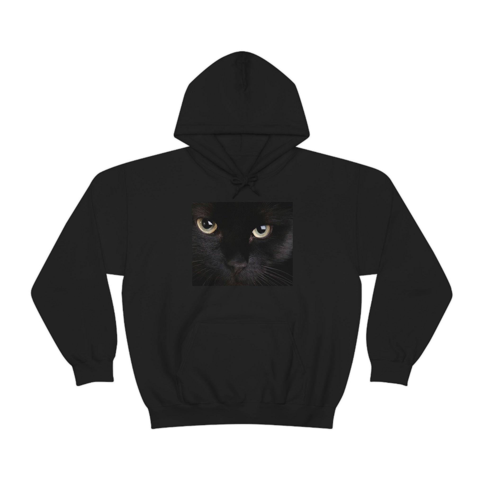 Black Hoodie Cat Etsy -