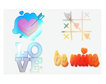 Valentinstags Sticker Blätter