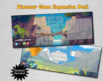 Happy Little Dinosaur / Game Board / Dinosaurs / Kids Game / Expansion