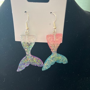 Mermaid tail earrings