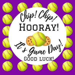 Softball Game Day Tag