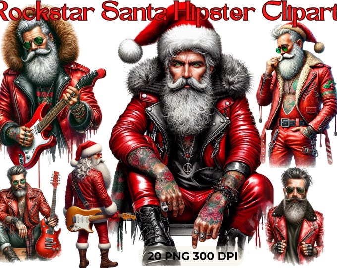 Santa Rapper Art This item is unavailable - Etsy