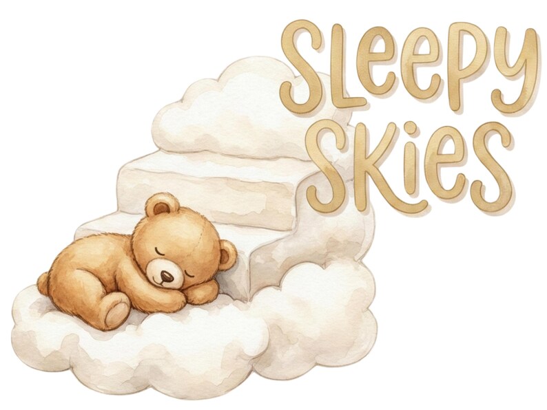 Watercolor Teddy Bear Clipart, Neutral Baby Shower PNG, Beige Nursery ...