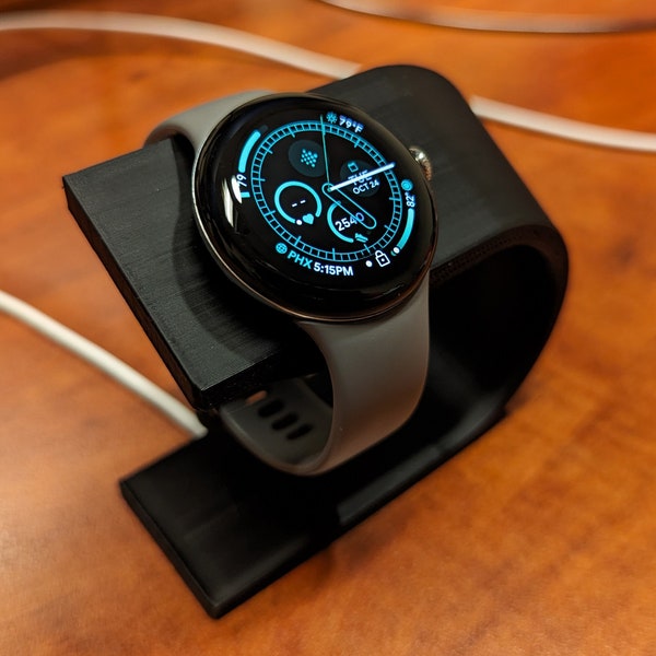 Google Pixel Watch 2 Charging Stand w/ Cable Management (3D Printed)