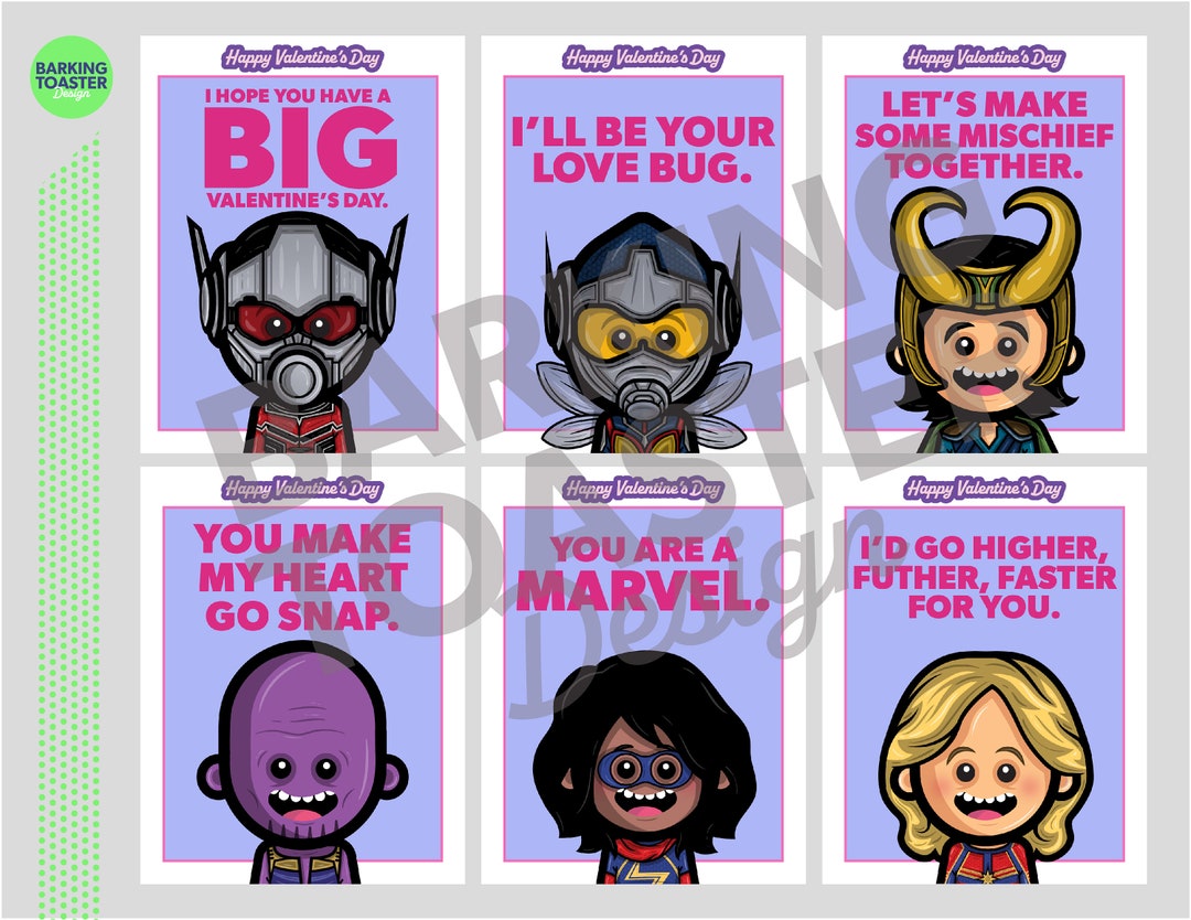 Printable Valentine Cards Thanos