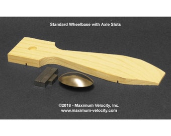 Pre-Cut SuperCuda Kit Pinewood Derby Car – Includes Body, Weight, Instructions - Unfinished