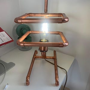 Copper lamp