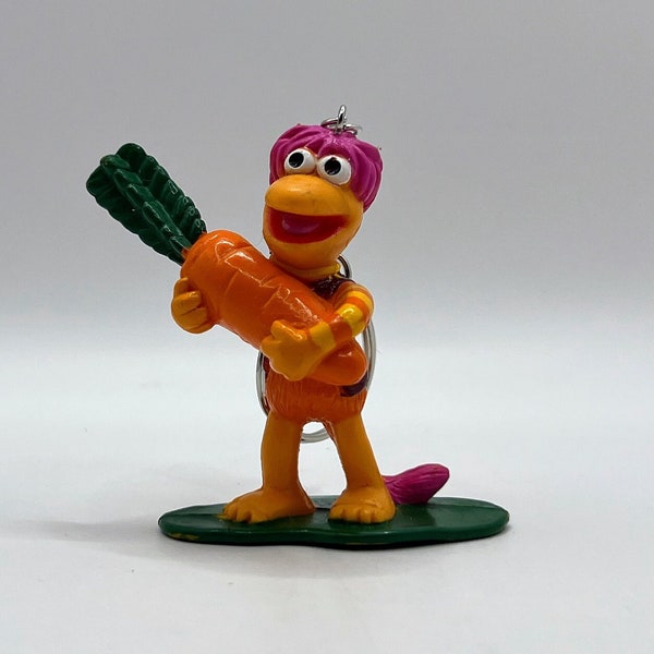 Fraggle Rock Keychain- Gobo Holding a Carrot