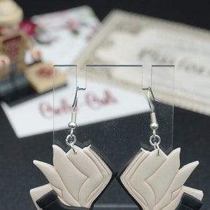 Riddle&#39;s Diary with Sock Polymer Clay Earrings