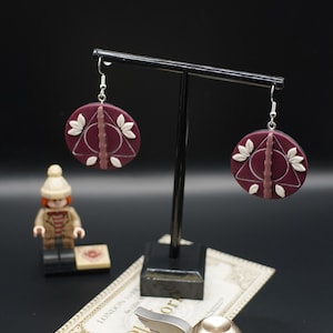 Deathly Hallows Polymer clay earrings