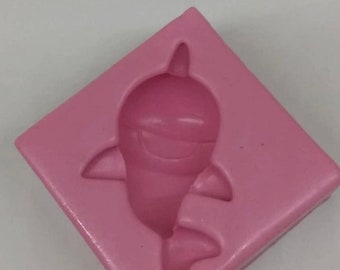かわいいサメのシリコン型 - コールドポーセリン - ポリマークレイ