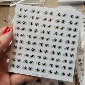 Olhos de resina para boneca de argila - Olhos para bonecas - Olhos de resina - Olhos de fada - Olhos de sereia