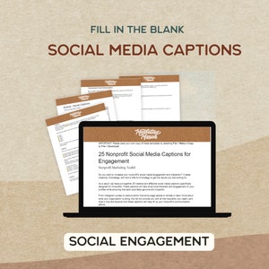 Social Media Captions for Nonprofits for Social Engagement