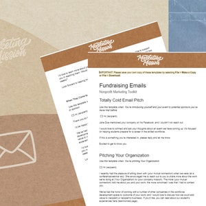 Sponsor Recruitment Email Marketing Template for Nonprofits