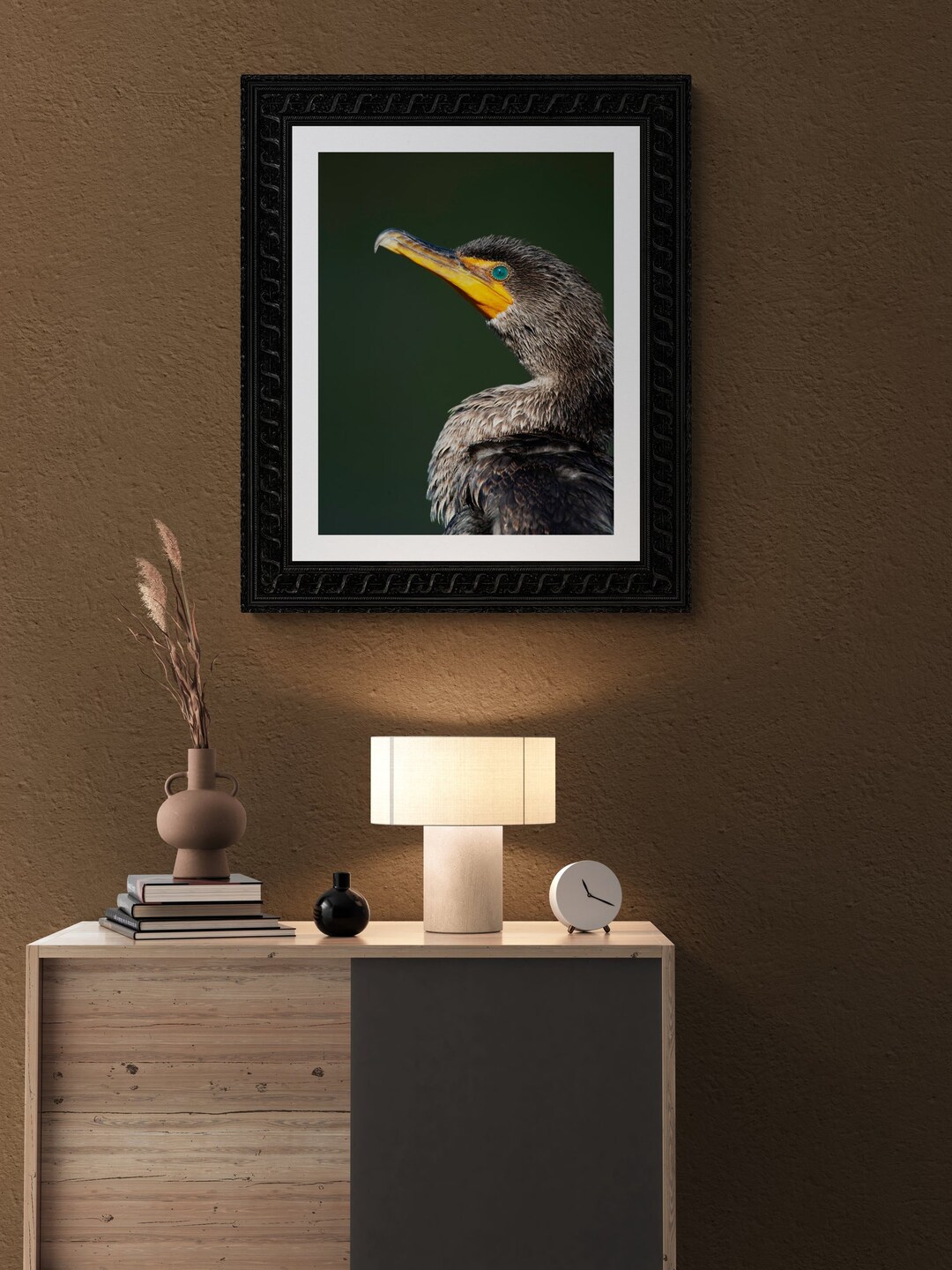 Double Crested Cormorant Florida Shore Bird Photography Etsy