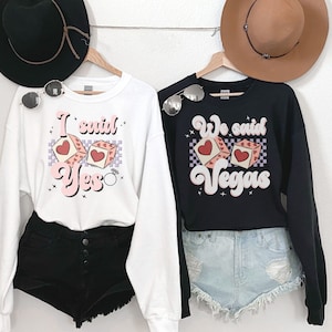 Vegas Bachelorette Party sweatshirt for girls trip to Las Vegas  Bride sweater for Vegas before Vows, Casino Vegas Bridal party sweat shirt
