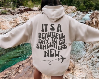 Travel sweatshirt hoodie for a Travel lovers gift Travel hoodie or sweater for flight attendant Travel agent gift Airplane mode sweat shirt