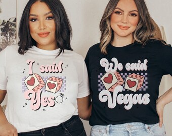 Vegas Bachelorette Party t-shirt for girls trip to Las Vegas, Vegas Bride shirt for Vegas before Vows, Casino Vegas Bridal party tee shirt