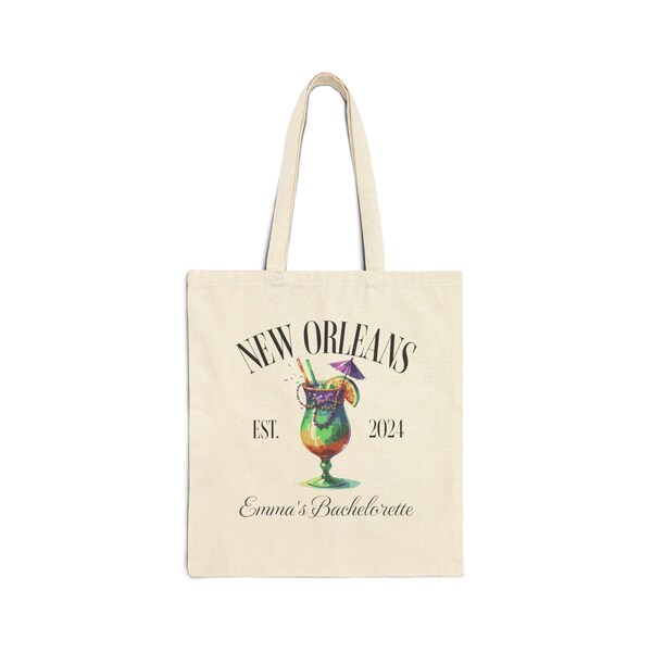 New Orleans Cocktail Bachelorette Tote Bag