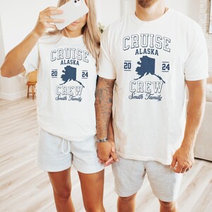 Custom Alaska cruise shirts Family matching cruise t-shirts Retro cruise crew tee group Matching group shirt for cruise trip vacation cruise